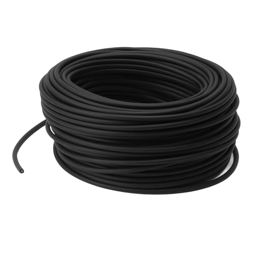 Culnflun Electronic Zaun Hochspannungsdraht, 5 mm doppelschicht isoliertes Legierungs-Kernimpulskabel 15kV Silikon Gummihülle Multi-Strang 7-Kerne zum Schutz des (-3111230195812) von Culnflun