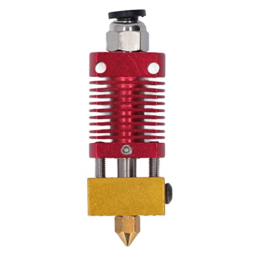 Culnflun Extruder Printing Head with 0.4mm Nozzle Thread Connection Hotend 3D Printer Accessories (Red) von Culnflun