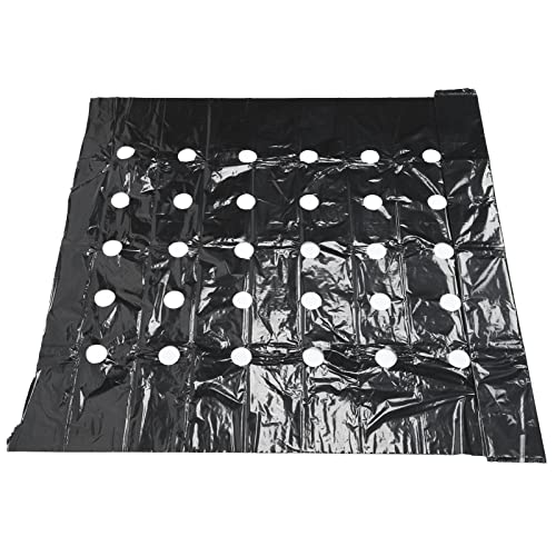 Culnflun Gewächshaus Perforated Mulch Film hoher Hartnäckigkeit Schwarz Haltbar Perforated Pe Mulch Film für Pflanzen Wachsen Unkrautkontrollfilm für Outdoor -Felder und Gärten Culnflun Gewächshaus Perforated Mulch Film hoher Hartnäckigkeit Schwarz Haltbar Perforated Pe Mulch Film für Pflanzen Wachsen Unkrautkontrollfilm für Outdoor -Felder und Gärten von Culnflun