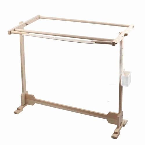 Culnflun Holz Stickrahmen Bodenständig Kiefernholz Höhenverstellbar 14CT 80cm Kreuzstich Rahmen für Handstickerei und Wandteppich Stickerei Culnflun Holz Stickrahmen Bodenständig Kiefernholz Höhenverstellbar 14CT 80cm Kreuzstich Rahmen für Handstickerei und Wandteppich Stickerei von Culnflun