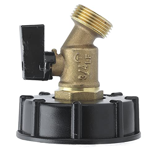 Culnflun IBC -TOTE -Tankadapter, G3/4 -Messing -Gewinde -Drain -Schlauchanschluss Wasserhahn -Tippventil -Anpassungsteil für IBC -Adapter mit Messing und abnehmbarem Hahnanschluss Culnflun IBC -TOTE -Tankadapter, G3/4 -Messing -Gewinde -Drain -Schlauchanschluss Wasserhahn -Tippventil -Anpassungsteil für IBC -Adapter mit Messing und abnehmbarem Hahnanschluss von Culnflun