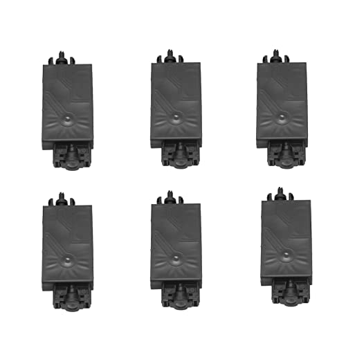 Culnflun Ink Head Damper High Precision PP Filtering Accessory Replacement Set Kit with 6Pcs for Xp600 Printer Solvent Water Based Dye Pigment Ink (Clip interface) von Culnflun