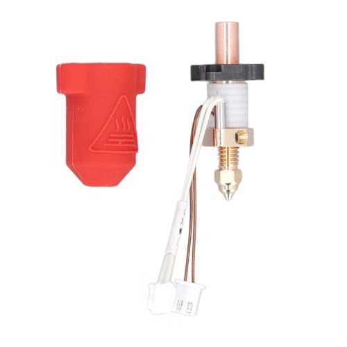Culnflun Keramik Heizungsblock Kit Hochfluss -Geschwindigkeitsdruck heißes Ende mit Thermistor -Messingdüse Ti Legierung Kupfer Hitzbrecher für K1 K1 Maximal 3D -Drucker Hotend Kit von Culnflun