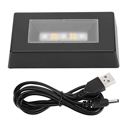 Culnflun LED Display Basis Farbwechseln Lichtständer USB Angetrieben 7 Farb LED Light Basis für 3D -Kristallstatuen Schmuck Display 11 cm Höhe von Culnflun