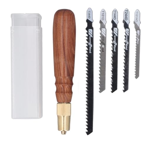 Culnflun Modellhandwerk Handsägen Kit abnehmbare Mini -Handsäge mit 5 Klingen hoher Kohlenstoffstahlblätter Sourwood Griff für Holzbearbeitungsprojekte Culnflun Modellhandwerk Handsägen Kit abnehmbare Mini -Handsäge mit 5 Klingen hoher Kohlenstoffstahlblätter Sourwood Griff für Holzbearbeitungsprojekte von Culnflun