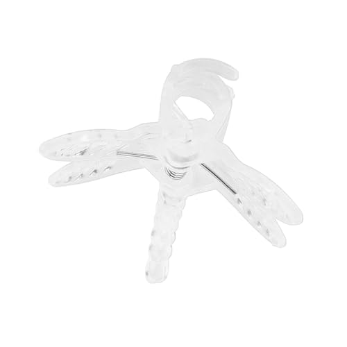 Culnflun Orchideenstammclip, 100pcs Plastik Orchidee Clip Gartenstamm Starke Grip Schöne Design süß aussehend Aussehen dauerhaft für die Stütztomatoes Gurken Melonen Blumen und Pap (Transparent weiß) Culnflun Orchideenstammclip, 100pcs Plastik Orchidee Clip Gartenstamm Starke Grip Schöne Design süß aussehend Aussehen dauerhaft für die Stütztomatoes Gurken Melonen Blumen und Pap (Transparent weiß) von Culnflun