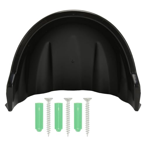 Culnflun Outdoor -Überwachungskamera Sonnenregen Regenabdeckung, 11,0 x 8,3 x 6,3 Zoll langlebiger Abs Plastik Sonnenregen Unnötiges Kabel -Designabdeckung für Außenkamera Schwarz (Schwarz) von Culnflun