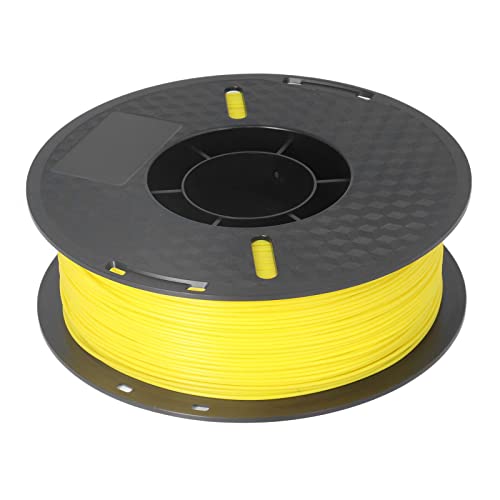 Culnflun PLA 1,75 mm Filament rauchloser 3D -Drucker -Filamentdruck Verbrauchsmaterial 1 kg Spool für FDM 3D -Drucker (Gelb) von Culnflun