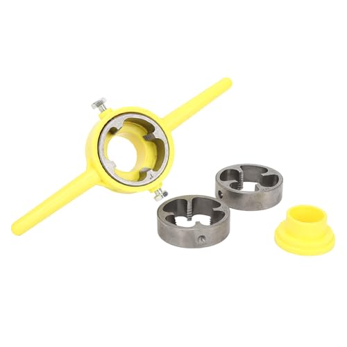 Culnflun PVC Pipe Threader Kit, 1/2 "3/4" 1 "PVC -Gewinde -Maker -Werkzeug Elektrische Bohrmaschine kompatible PVC -Pipe -Threader -Kit mit verschiedenen Würfelgrößen für die von Culnflun