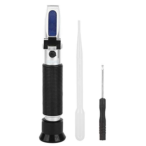 Culnflun -Refraktometer -Messzucker -Testmesser Handheld -Werkzeug mit automatischer Temperaturkompensation für Flüssigzucker -Tests 0 10% Bereich Aluminium Material Kompaktgröße Culnflun -Refraktometer -Messzucker -Testmesser Handheld -Werkzeug mit automatischer Temperaturkompensation für Flüssigzucker -Tests 0 10% Bereich Aluminium Material Kompaktgröße von Culnflun