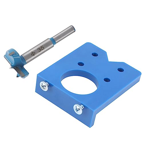 Culnflun Scharnier -Lochöffner Blau Genauigkeit Locator Tür Bohrhandbuch Holzbearbeitung Werkzeuge Set 35 mm Scharnier weiliger Jigbohrer Guide Set für Möbeltürschrank Culnflun Scharnier -Lochöffner Blau Genauigkeit Locator Tür Bohrhandbuch Holzbearbeitung Werkzeuge Set 35 mm Scharnier weiliger Jigbohrer Guide Set für Möbeltürschrank von Culnflun