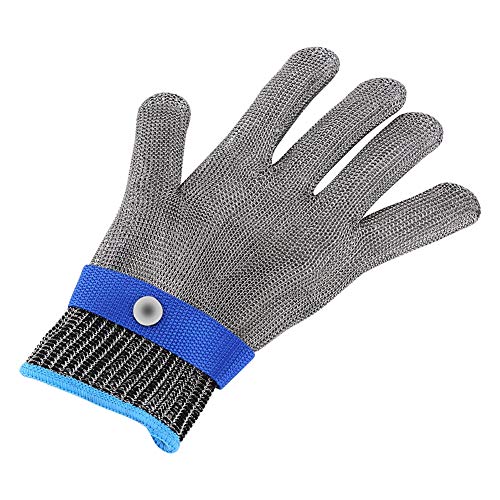 Culnflun Schnitthandschuh, Edelstahl -Netzmetallhandschuh, maschinenwaschbarer Lebensmittelqualität zum Kochen von Küchen, Metzgerfleisch schneiden, Auster schämen, Mandoline, Ange von Culnflun
