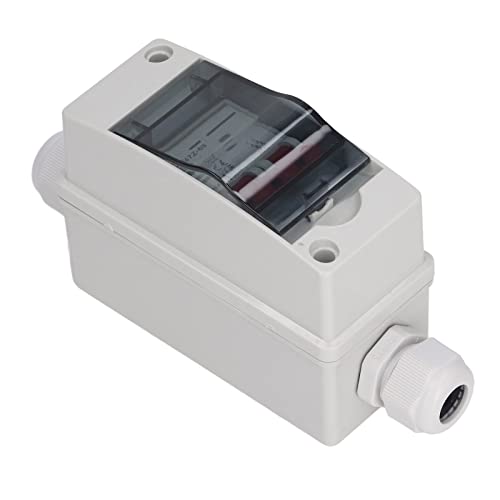 Culnflun Solar -Disconnect -Schalter Photovoltaik, Schaltungsisolator Miniatur RV Breaker Box DC500V IP65 Water Proof für Solar -Panel -Gitteranschließungssystem und Raster (63a) von Culnflun