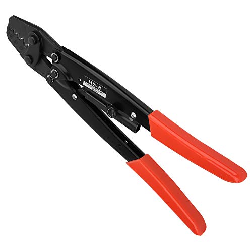 Culnflun Terminal Crimping Zange professionelle Hochleistungs -HS8 Crimper -Werkzeug für nackte Klemme 1.25 8mm² 17 8AWG Elektriker Handwerkzeug 27 cm 10,6 Zoll von Culnflun