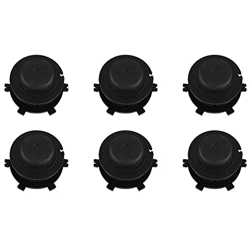 Culnflun Trimmer Kopfkappeabdeckung, 6 -Pack -Ersatz -Beule -Kopf -Spulen für FS44 FS55 FS80 25 2 Dauerhafte Kunststoff -Trimmer -Teile für Garten landwirtschaftliche Verwendung von Culnflun