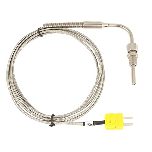 Culnflun Typ K -Thermoelement, EGT -Thermoelentemperatursensor, exponierte Spitze schnelles Ansprechen Abgas -Temperatur -Sensor -Sonden 2M Kabel für industrielle Anwendungen für A von Culnflun