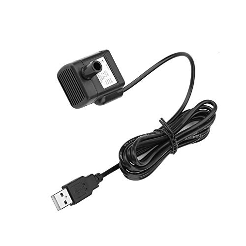 Culnflun USB DC 5 V kleine bürstenlose Pumpe Aquarium Fischtank Brunnen Wasserkreislauf Elektrische Pumpe Premium ABS umweltfreundlich langlebig niedriggeräuschendem Energypräg für von Culnflun