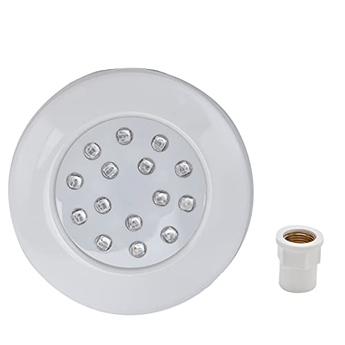 Culnflun Underwater Light Pool Light Outdoor Light RGB LED Adjustable Colorful Landscape Lamp for Pond Fountain 7W IP68 waterproofing DC 12V Low Voltage Plastic 12.5x12.5x4cm von Culnflun