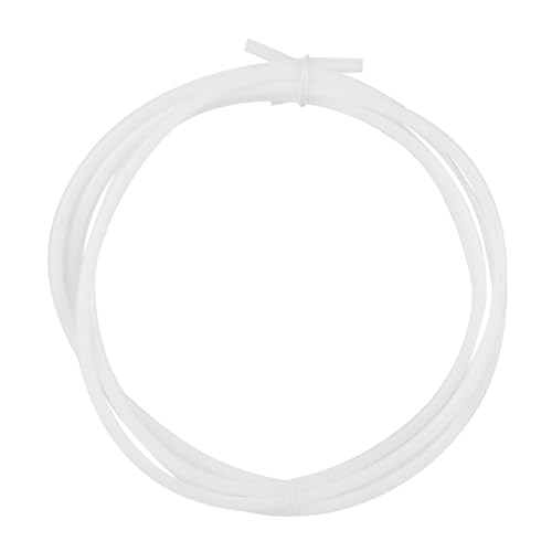PTFE Bowden Tube, 1,5 m 2 m hohe Temperatur Flexible Haltbar 2mm ID 4mm OD Weiß für 3D -Drucker -Filament -Extrusion (1,5 m) von Culnflun