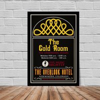 The Shining Gold Room Inspirierter Werbeplakatdruck - Stanley Kubrick Jack Nicholson Stephen King Raumdekor von CultPopDesigns