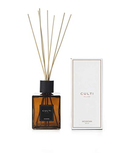 Culti Diffusor Decor 1000 ml Milano | Duft Mountain, Cedro und Vetiver Holz – Lebensdauer 3 Monate, von 10 bis 20 qm von Culti
