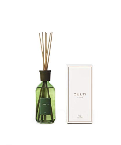 Culti Milano-Diffusor, Grün, 500 ml, Duft: The, Sencha und Gayac-Holz, Brenndauer 3 Monate, Meterware von 10 bis 20 m² Culti Milano-Diffusor, Grün, 500 ml, Duft: The, Sencha und Gayac-Holz, Brenndauer 3 Monate, Meterware von 10 bis 20 m² von Culti