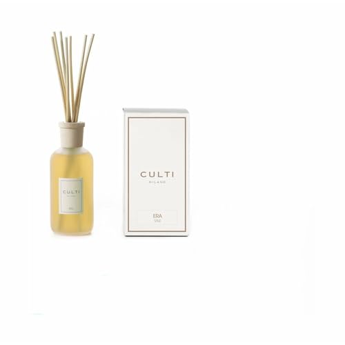 Culti Milano Diffusor Stäbchen Stil Era mit einem Volumen von 250 ml und der Duftnote Cassis und Heidelbeeren, Lebensdauer 3 Monate, DA STILCB-0250-ERA von Culti