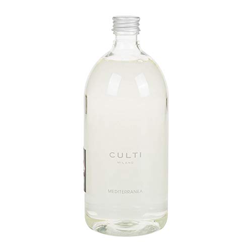 Culti Refill Flasche Mediterranea, Duft: Zedernholz und Zitrone, Inhalt: 1000 ml, Maße: 22 x 9 cm von Culti