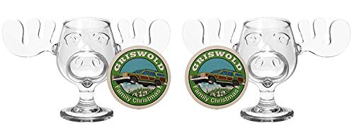 2er Set Griswold Moose Mug Elchglas inklusive Untersetzer Family Christmas 2er Set Griswold Moose Mug Elchglas inklusive Untersetzer Family Christmas von Cultica