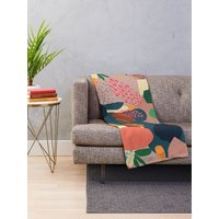 Überwurf Decke, Fleece Decke Abstrakt, Bett Und Frühstück, Gemütliche Überwurf, Für Couch, Kunst Überwürfe, Bunte von CultofMedea