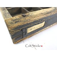 Antiker Setzkasten Um 1900 Letterpress Druckerei Schublade Lade Holz Industrial Wohninterieur Made in Germany | 18 von Cultstuecke