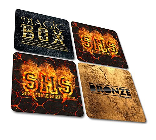 Buffy The Vampire Slayer Coasters in Gift Box Inspired by The Classic TV Series. by Cultzilla von Cultzilla