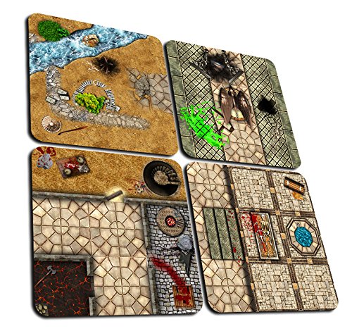 Dungeon Floorplan Untersetzer in Geschenkbox von Cultzilla