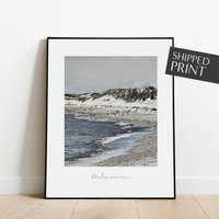 Delaware Landschaft Print, Vintage Inspirierte Strand Wandkunst, Geschenke, Poster, Rehoboth Beach von CulverAndCambridge