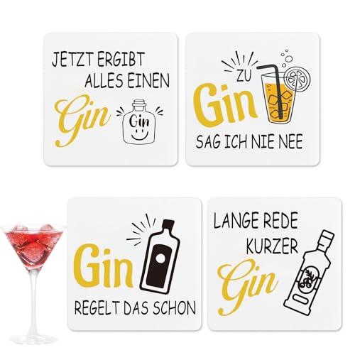 4 Stück Filzuntersetzer, Untersetzer Filz, Filz Untersetzer Mit GinsprüChen, Gin Geschenke für Freunde Familie Ginliebhaber Tischdeko Mottoparty Karneval Weihnachten Sommer Party 4 Stück Filzuntersetzer, Untersetzer Filz, Filz Untersetzer Mit GinsprüChen, Gin Geschenke für Freunde Familie Ginliebhaber Tischdeko Mottoparty Karneval Weihnachten Sommer Party von Cumnvulnt