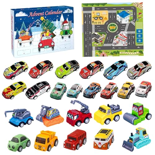 Adventskalender 2024 Kinderauto 24PCS Spielzeug Weihnachts-Countdown-Kalender, weiche Kunststoff-handgefertigte Box Weihnachtsfeier für Kinderparty, 2024 Adventskalender 2024 Kinderauto 24PCS Spielzeug Weihnachts-Countdown-Kalender, weiche Kunststoff-handgefertigte Box Weihnachtsfeier für Kinderparty, 2024 von Cunlvyyds