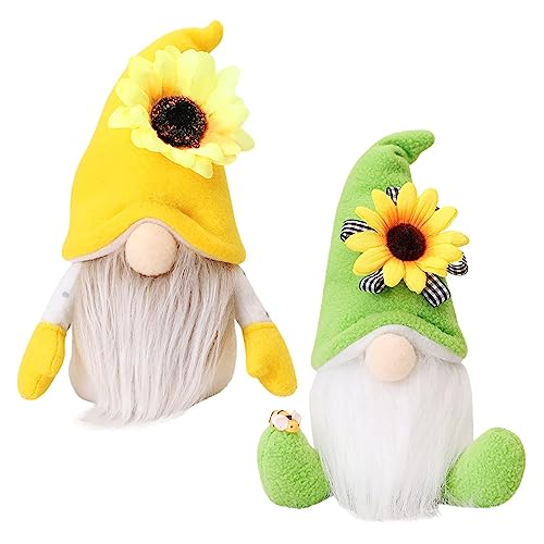 Cunlvyyds GNOME Sommerdekoration 2pcs Sonnenblumen Frühling GNOME Ostern Gonk Dekor Figuren Gonk Geschenke für Kinder Home Party Decor Desktop Ornamente, Ostern Cunlvyyds GNOME Sommerdekoration 2pcs Sonnenblumen Frühling GNOME Ostern Gonk Dekor Figuren Gonk Geschenke für Kinder Home Party Decor Desktop Ornamente, Ostern von Cunlvyyds