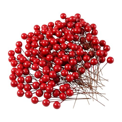 Cunlvyyds Künstliche Beeren Weihnachten Holly Beeren Schaumkugel Eisen Draht rote Ball Kaffee Stamm Kranz Machen Vorräte Weihnachtsfeiern Dekoration 200pcs, Weihnachtsbummel Cunlvyyds Künstliche Beeren Weihnachten Holly Beeren Schaumkugel Eisen Draht rote Ball Kaffee Stamm Kranz Machen Vorräte Weihnachtsfeiern Dekoration 200pcs, Weihnachtsbummel von Cunlvyyds