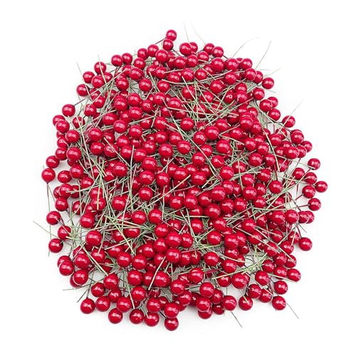 Cunlvyyds Künstliche Weihnachtsbeeren für das Erstellen von 200 -teiligen Weihnachtsbolly -Beeren für Weihnachten Kranz, die realistische rote künstliche Stechpalme Machen Cunlvyyds Künstliche Weihnachtsbeeren für das Erstellen von 200 -teiligen Weihnachtsbolly -Beeren für Weihnachten Kranz, die realistische rote künstliche Stechpalme Machen von Cunlvyyds
