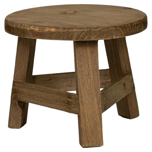 Cunlvyyds Pflanzenhocker, 7x6 Zoll runder Holzpflanzenhocker, rustikaler dekorativer Kleiner Holz für Innenbonsai Sukkulente Topf, Haus, Garten, Terrasse Cunlvyyds Pflanzenhocker, 7x6 Zoll runder Holzpflanzenhocker, rustikaler dekorativer Kleiner Holz für Innenbonsai Sukkulente Topf, Haus, Garten, Terrasse von Cunlvyyds