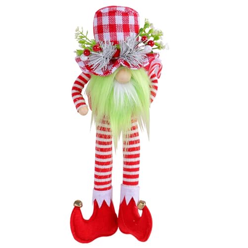 Cunlvyyds Weihnachtsknnome 13 Zoll Höhe lustige Clown Plüsch GNOME Weihnachtsdekorationen Tabletop Elf Ornamente für Schlafzimmerdekor, Gnom Dekorationen von Cunlvyyds
