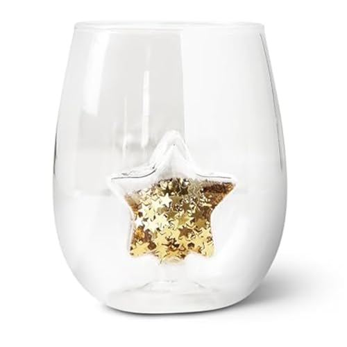 Cunlvyyds Weinglas, 400 ml Weihnachtsgläser mit 3D -Pentagramm im Inneren, hohe Borosilikat -Glas -Becher einzigartige Brille für Weihnachten Hochzeits Geburtstag Geschenke Cunlvyyds Weinglas, 400 ml Weihnachtsgläser mit 3D -Pentagramm im Inneren, hohe Borosilikat -Glas -Becher einzigartige Brille für Weihnachten Hochzeits Geburtstag Geschenke von Cunlvyyds