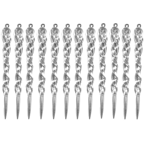 Eiszapfen -Ornamente 12pcs 5in Realistische transparente Acryl -Ornamente DIY Hängende Weihnachtsdekorationen für Winter, Weihnachtsbaum, Zuhause, Party, Eiszapfen für Baum Eiszapfen -Ornamente 12pcs 5in Realistische transparente Acryl -Ornamente DIY Hängende Weihnachtsdekorationen für Winter, Weihnachtsbaum, Zuhause, Party, Eiszapfen für Baum von Cunlvyyds