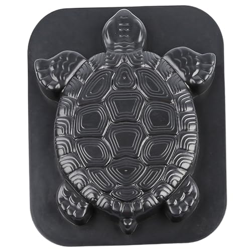 Trittsteinformen für Beton und Zement, 43, 2 x 38, 1 cm, Betonform für Schildkrötenstatue, einfach zu verwendende DIY-Trittsteinform für Gartenwege und -pfade, Betonform von Cunlvyyds