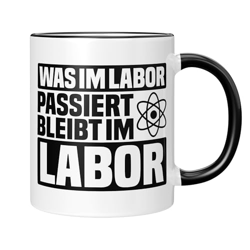 CupHaven® Chemie Tasse Was im Labor passiert Chemiker Chemiestudent Chemielehrer Kaffeetasse Kaffeebecher Becher Geschenk Geschenkidee von CupHaven