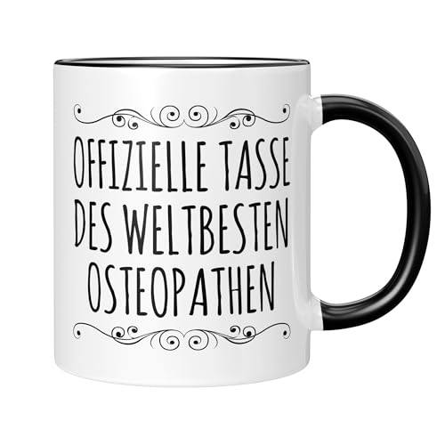 CupHaven® Osteopathie Tasse Weltbester Osteopath Osteopathin Kaffeetasse Kaffeebecher Becher Geschenk Geschenkidee von CupHaven
