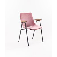 Geliebter Sessel. Mellow Rose | Vintage Stuhl Accent Samt Retro Sessel Gepolsterter Restaurierter Moderner von CupOfTeaSI