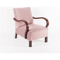 Reloved Sessel. Teerose | Gepolsterter Vintage Stuhl Lounge Chair Restaurierter Akzent Rosa Rose Moderner von CupOfTeaSI