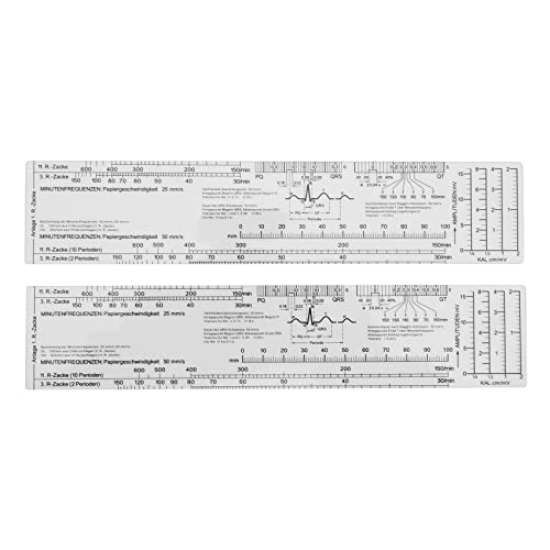 EKG Lineal PocketAutod Englisch von Cupsofu