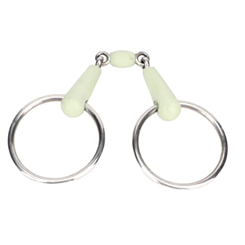 Cuque Pferdemaulgebiss, Komfortabler Loser Ring Pferdemaulgebiss mit Apfelgeschmack Profi für das Pferd Cuque Pferdemaulgebiss, Komfortabler Loser Ring Pferdemaulgebiss mit Apfelgeschmack Profi für das Pferd von Cuque